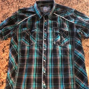 BKE Short Sleeve Button Down Shirt